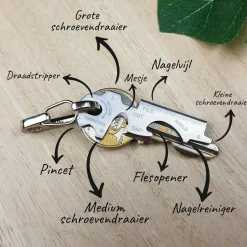 Ditverzinjeniet Multitools|8 In 1 Multitool Key Ring