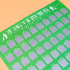 Ditverzinjeniet Posters|100 Things to do with your dog krasposter