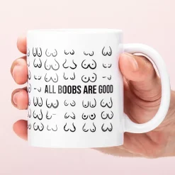 Ditverzinjeniet Mokken & Glazen|All Boobs Are Good mok