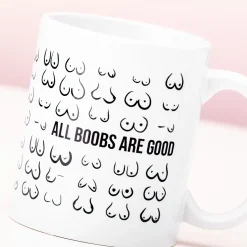 Ditverzinjeniet Mokken & Glazen|All Boobs Are Good mok