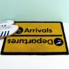 Ditverzinjeniet Reizen|Deurmatten|Arrivals Departures deurmat