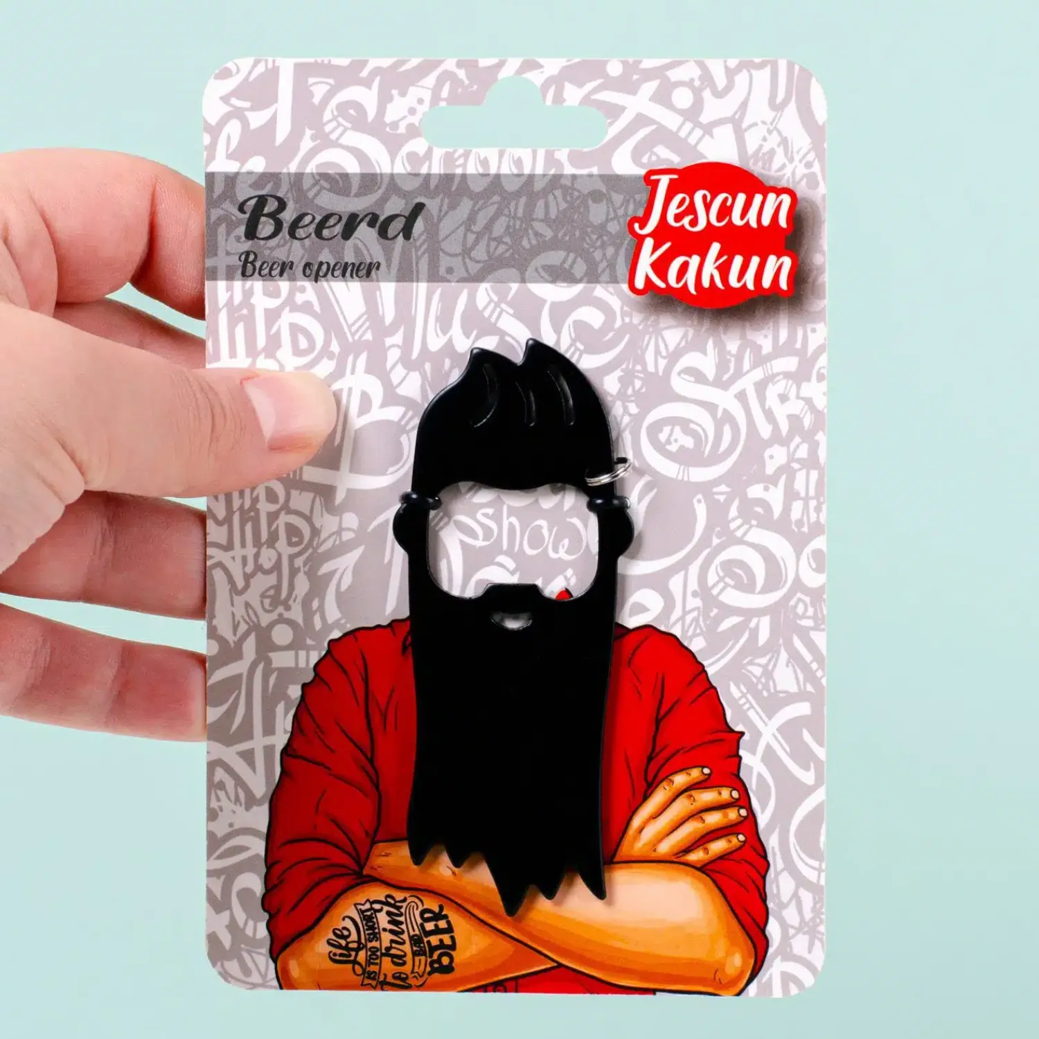 Ditverzinjeniet Flesopeners|Baard flesopener