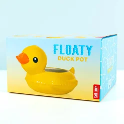 Ditverzinjeniet Bloempotten|Badeend zwemband potje