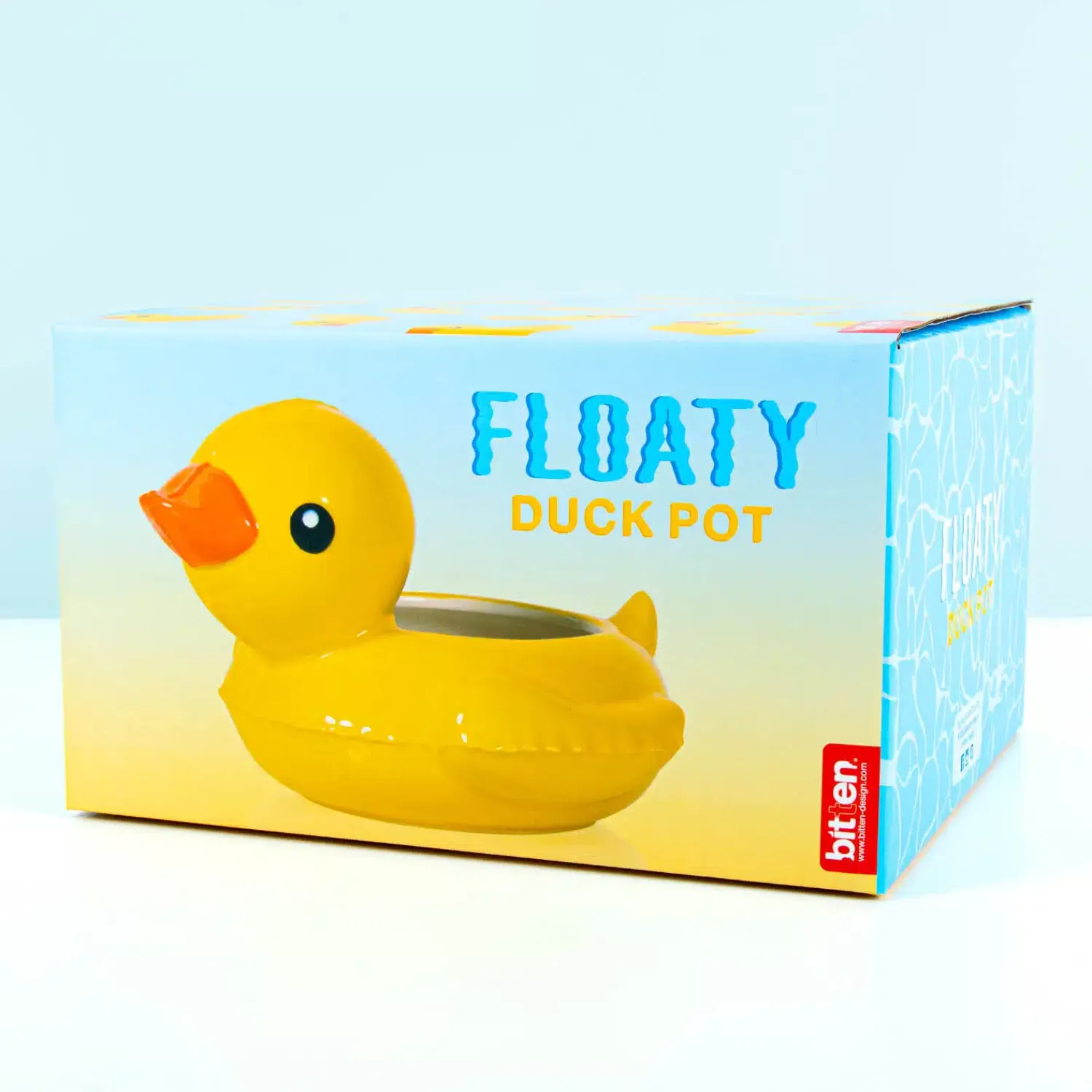 Ditverzinjeniet Bloempotten|Badeend zwemband potje