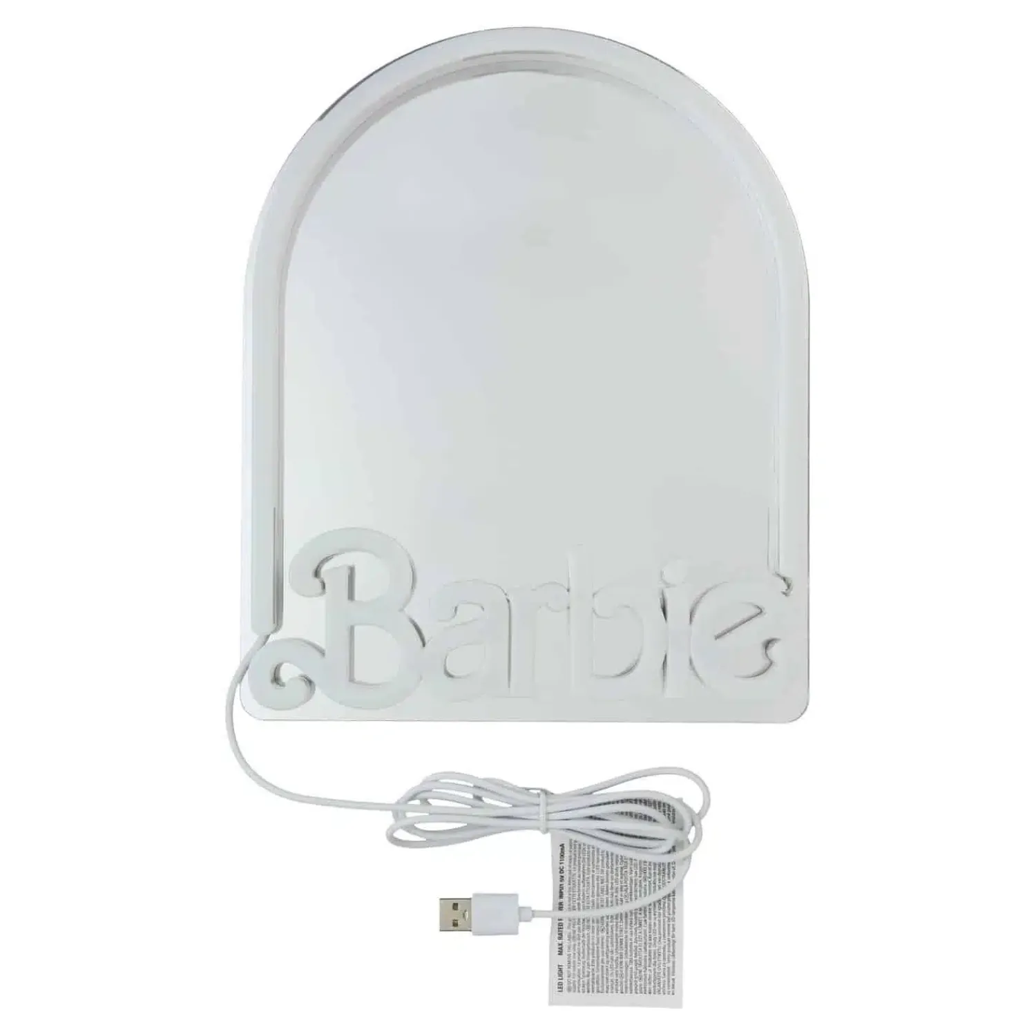 Ditverzinjeniet Verlichting|Barbie Spiegel met neon ledverlichting