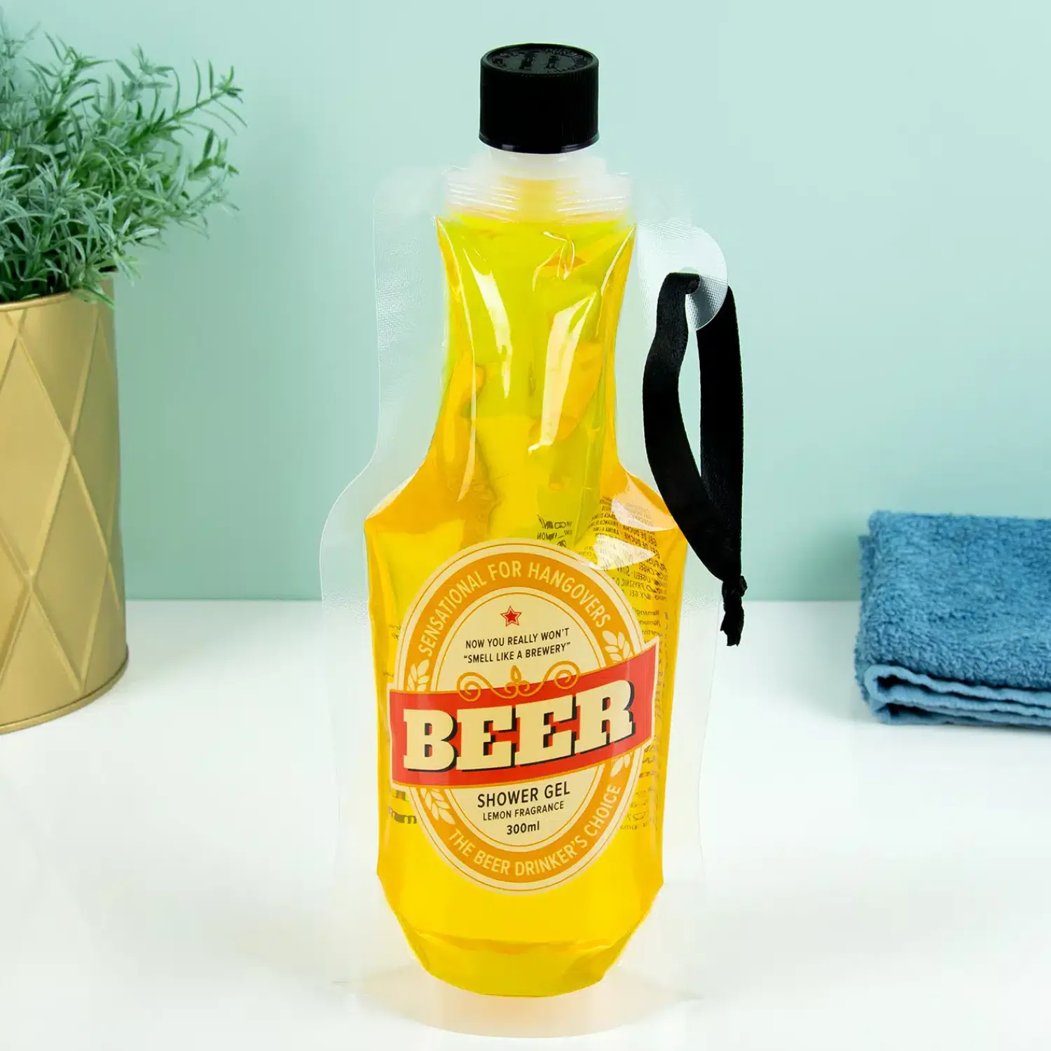 Ditverzinjeniet Badkamer|Bier douchegel met citroengeur