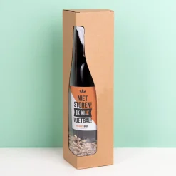 Ditverzinjeniet Bierflessen|Bierfles Niet storen ik kijk voetbal (750 ml)