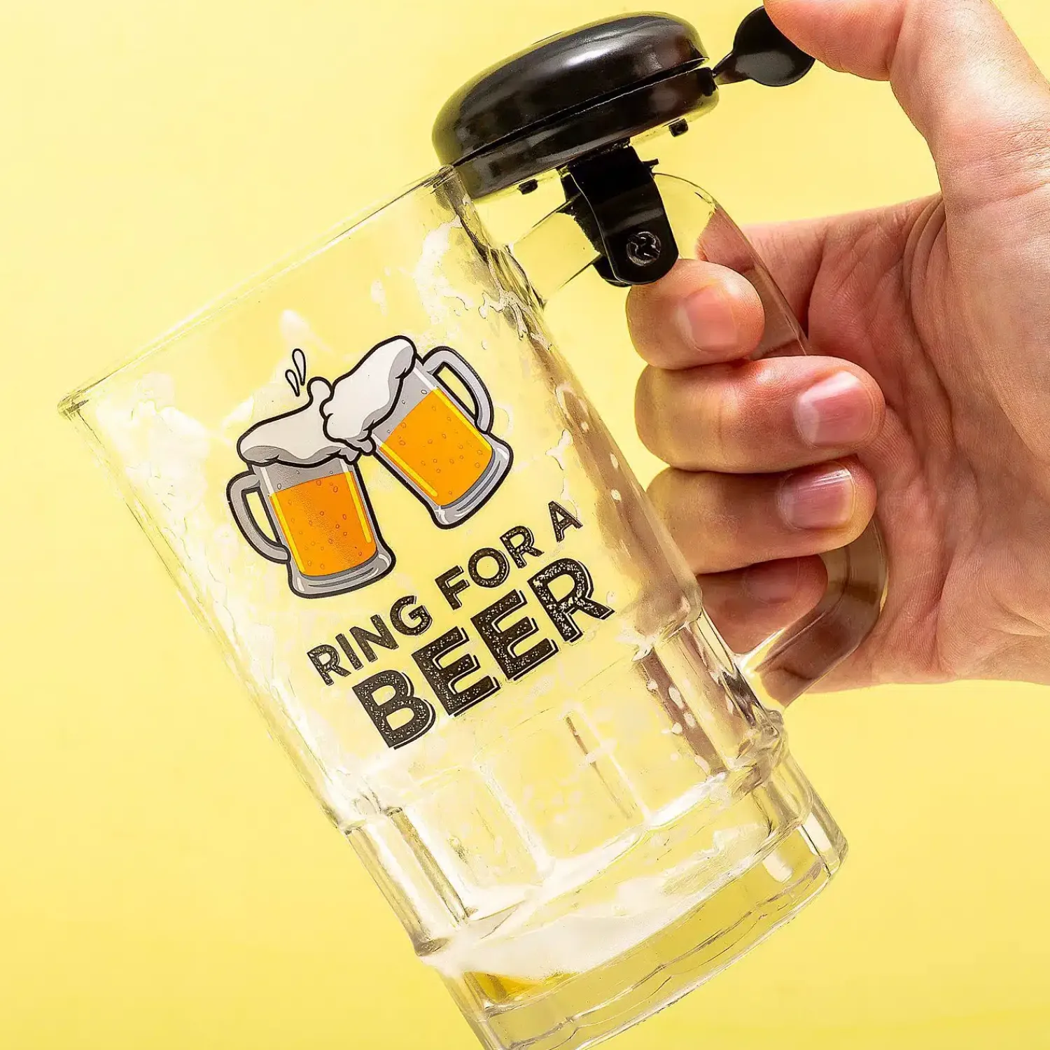 Ditverzinjeniet Mokken & Glazen|Bierpul met fietsbel