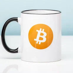 Ditverzinjeniet Mokken & Glazen|Bitcoin mok