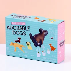 Ditverzinjeniet Bloempotten|Bloempot honden (set van 4)