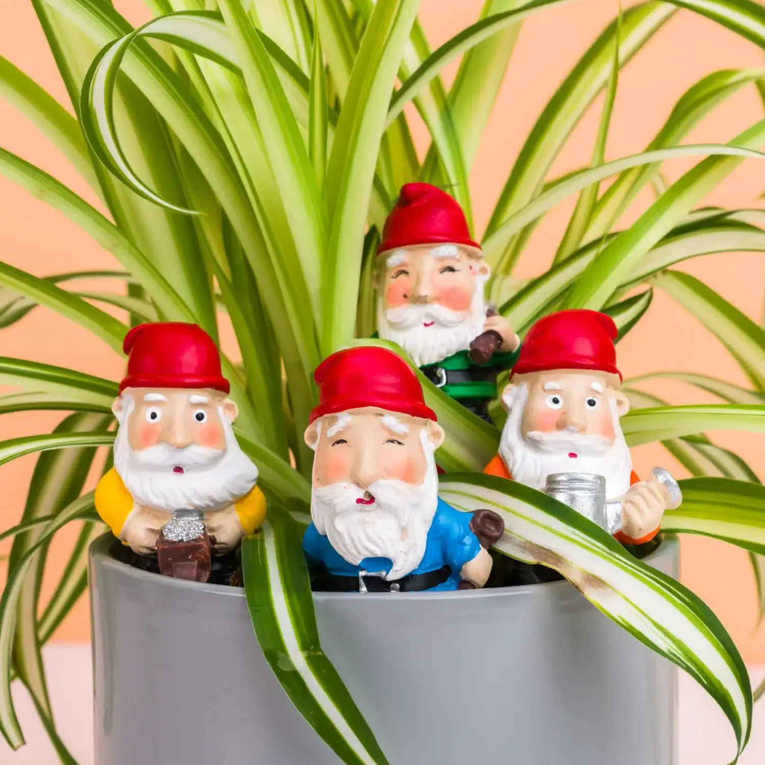 Ditverzinjeniet Bloempotten|Bloempot kabouters (set van 4)