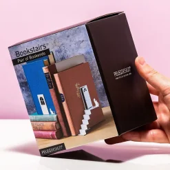 Ditverzinjeniet Boekensteunen|Bookstairs boekensteun (set van 2)