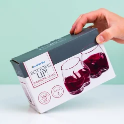 Ditverzinjeniet Mokken & Glazen|Borrelen|Bottoms Up glas (set van 2)