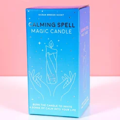 Ditverzinjeniet Kaarsen En Kandelaars|Calming Spell kaars met angelite