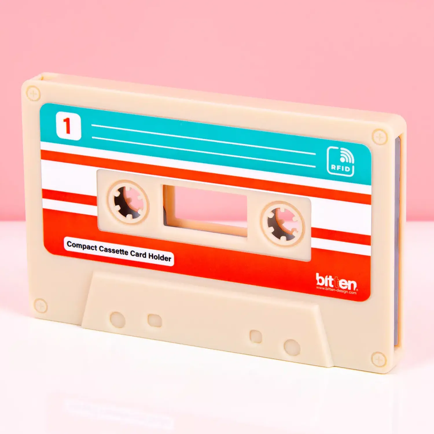 Ditverzinjeniet Retro|Cassettebandje kaarthouder