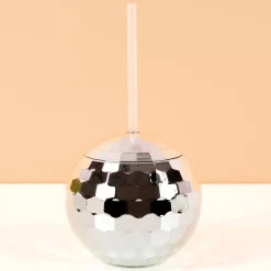 Ditverzinjeniet Vrijgezellenfeestjes|Mokken & Glazen|Discobal drankglazen (set van 3)