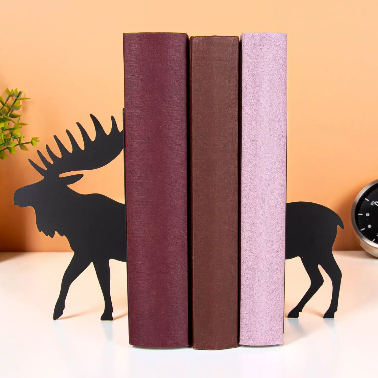 Ditverzinjeniet Boekensteunen|Eland boekensteun (set van 2)