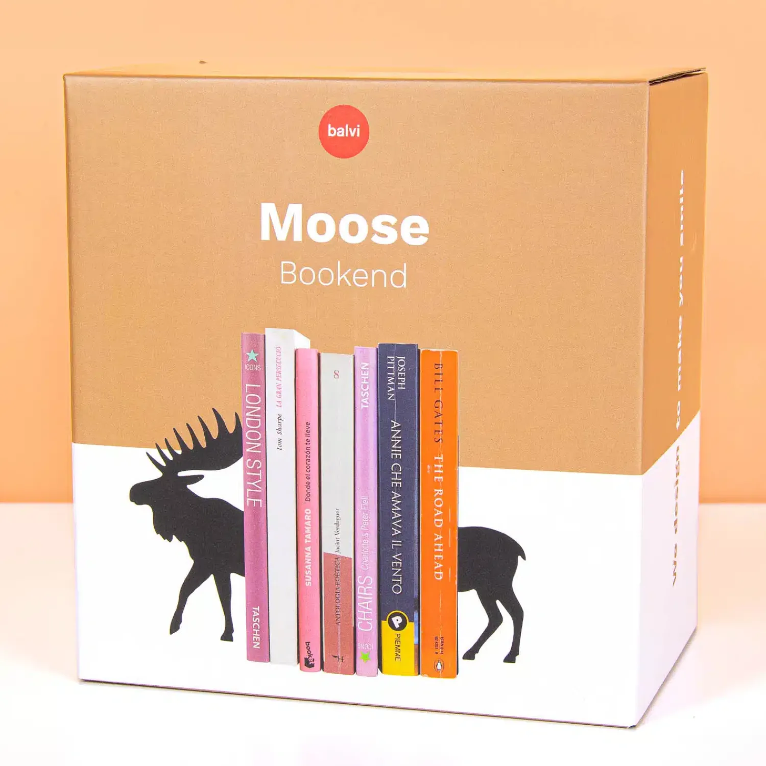 Ditverzinjeniet Boekensteunen|Eland boekensteun (set van 2)