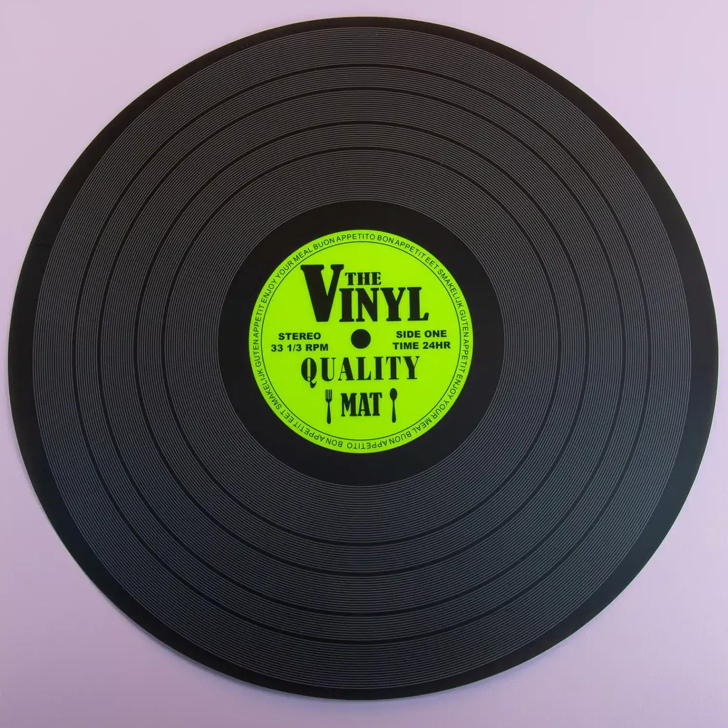 Ditverzinjeniet Retro|Onderzetters|Elpee placemat (één stuk)