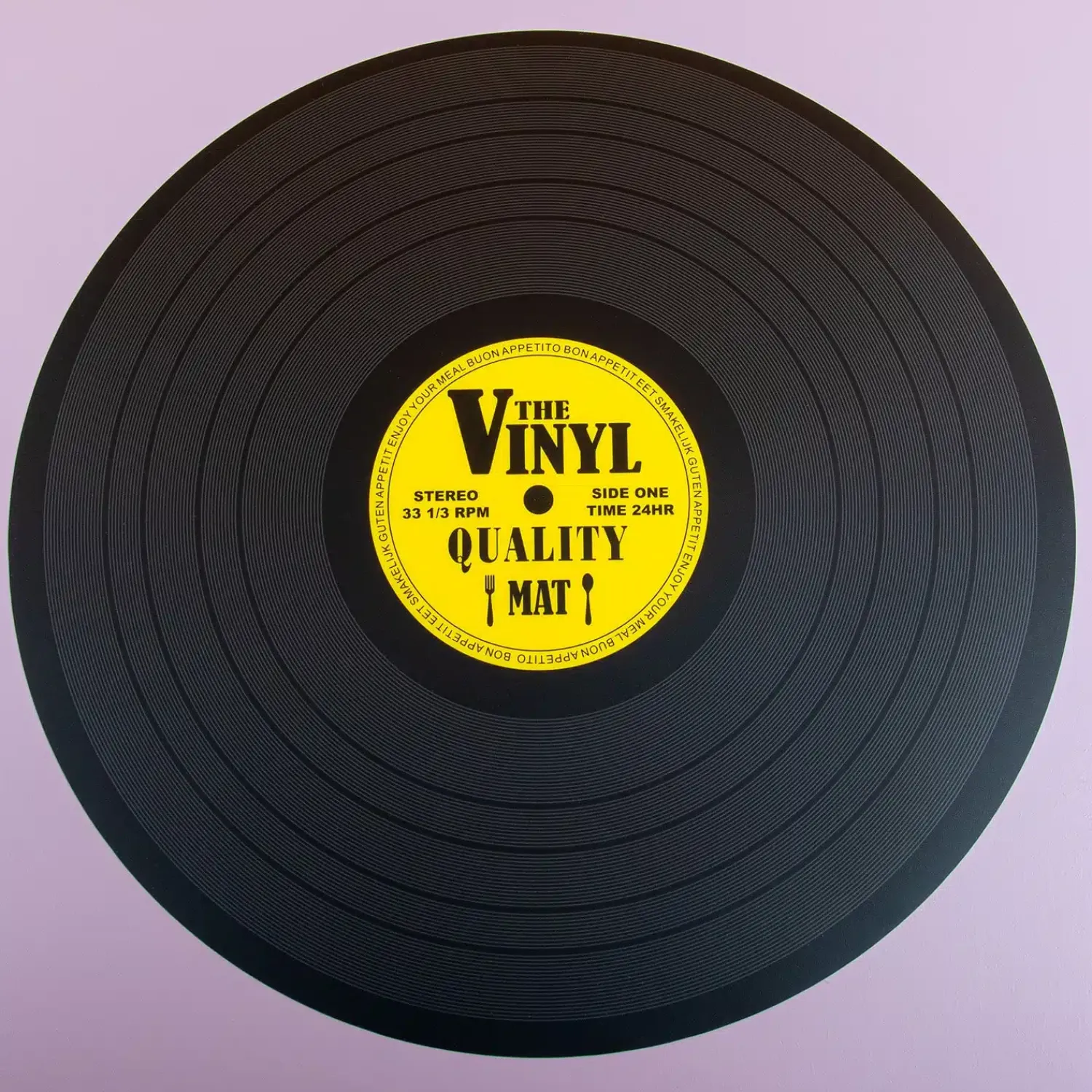 Ditverzinjeniet Retro|Onderzetters|Elpee placemat (één stuk)