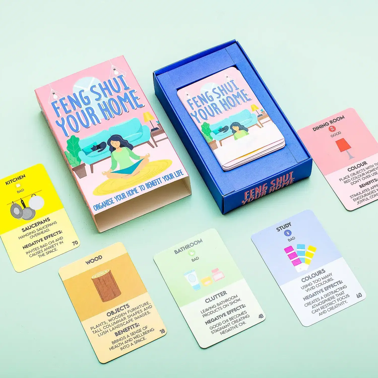 Ditverzinjeniet Mindfulness|Feng Shui Your Home kaarten