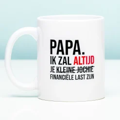 Ditverzinjeniet Mokken & Glazen|Financiële last mok