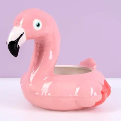 Ditverzinjeniet Bloempotten|Flamingo zwemband potje