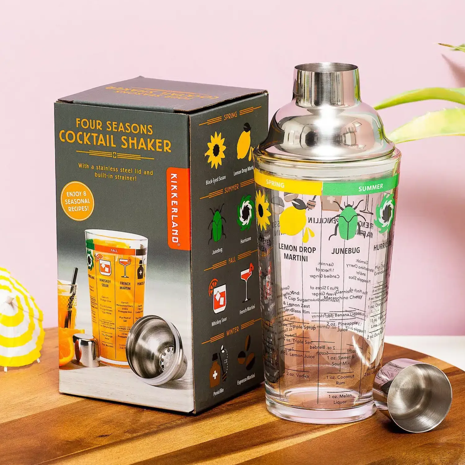 Ditverzinjeniet Borrelen|Four Seasons cocktailshaker