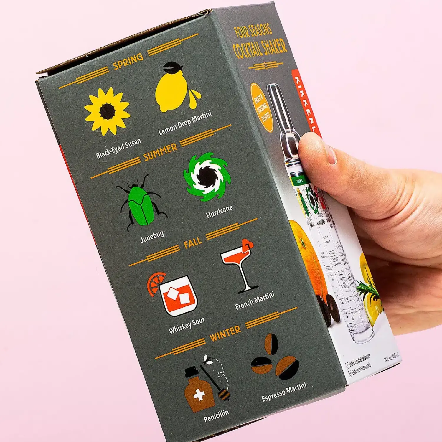 Ditverzinjeniet Borrelen|Four Seasons cocktailshaker