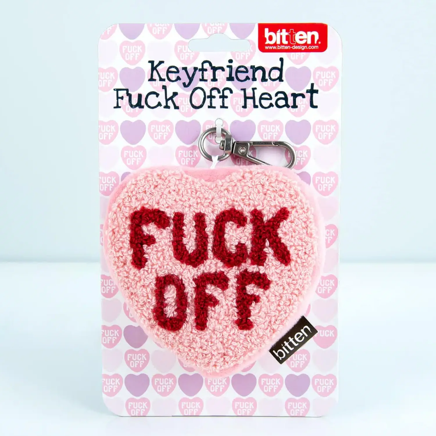 Ditverzinjeniet Sleutelhangers|Fuck Off hart sleutelhanger