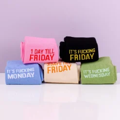 Ditverzinjeniet Sokken|Fucking Week sokken (set van 5)