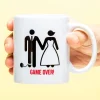 Ditverzinjeniet Vrijgezellenfeestjes|Mokken & Glazen|Game Over Bruidegom Mok