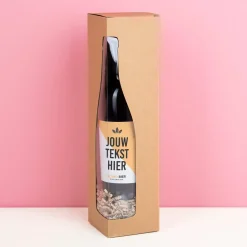 Ditverzinjeniet Bierflessen|Gepersonaliseerde bierfles met eigen tekst (750 ml)