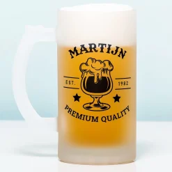 Ditverzinjeniet Mokken & Glazen|Borrelen|Gepersonaliseerde Bierpul Naam Badge Luxe