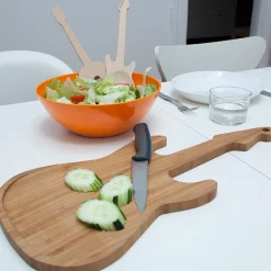 Ditverzinjeniet Muziek|Snijplanken|Gitaar snijplank van bamboe