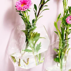 Ditverzinjeniet Vazen|Glazen muurvaasjes (set van 2)