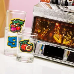 Ditverzinjeniet Drankspelletjes|Vrijgezellenfeestjes|Gokautomaat drankspel met shotglaasjes