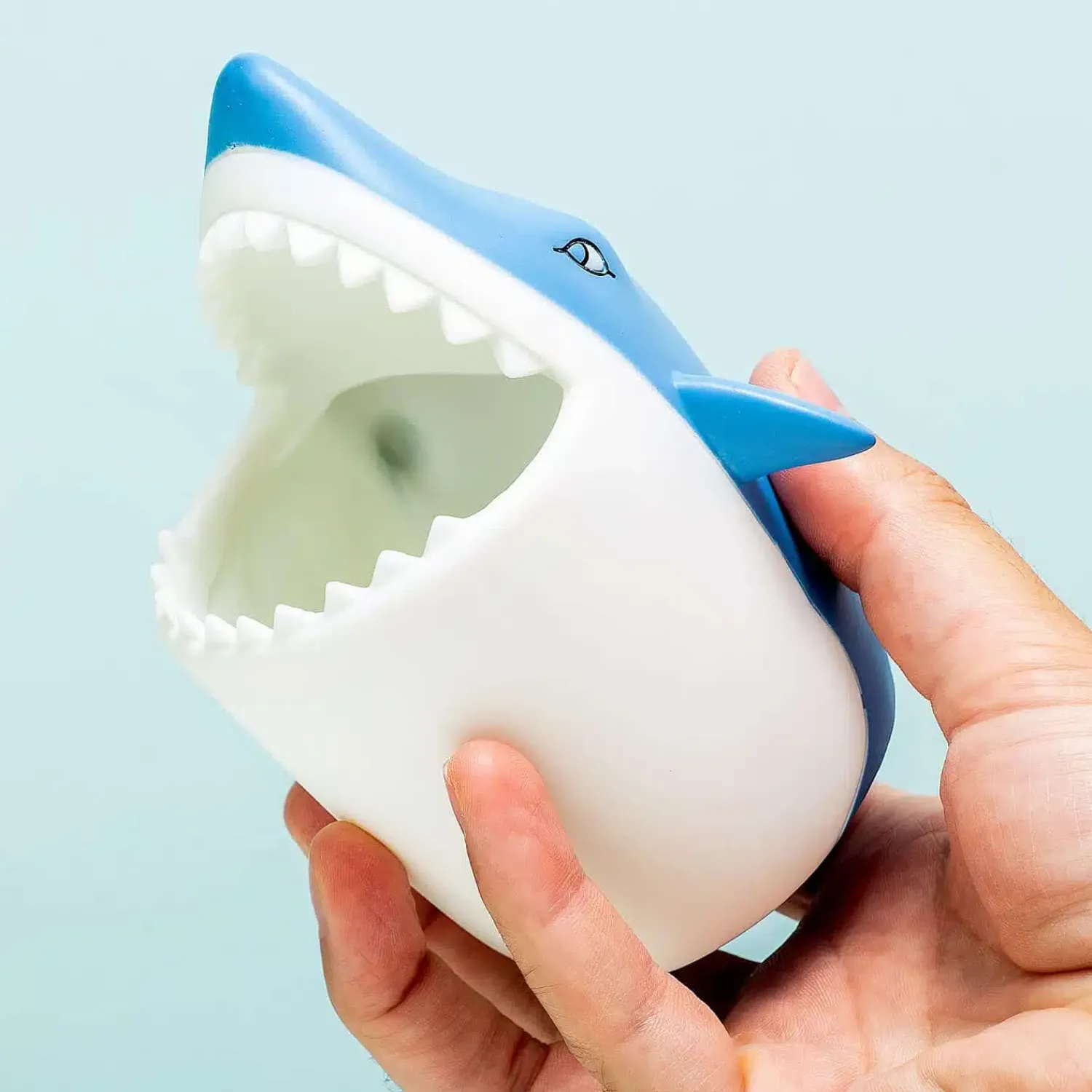 Ditverzinjeniet Badkamer|Haai tandenborstelhouder