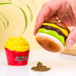 Ditverzinjeniet Peper- En Zoutstellen|Hamburger en frietjes peper- en zoutstel