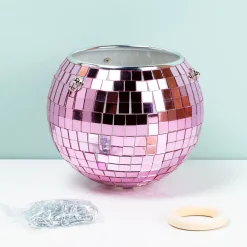 Ditverzinjeniet Bloempotten|Hangende discobal bloempot