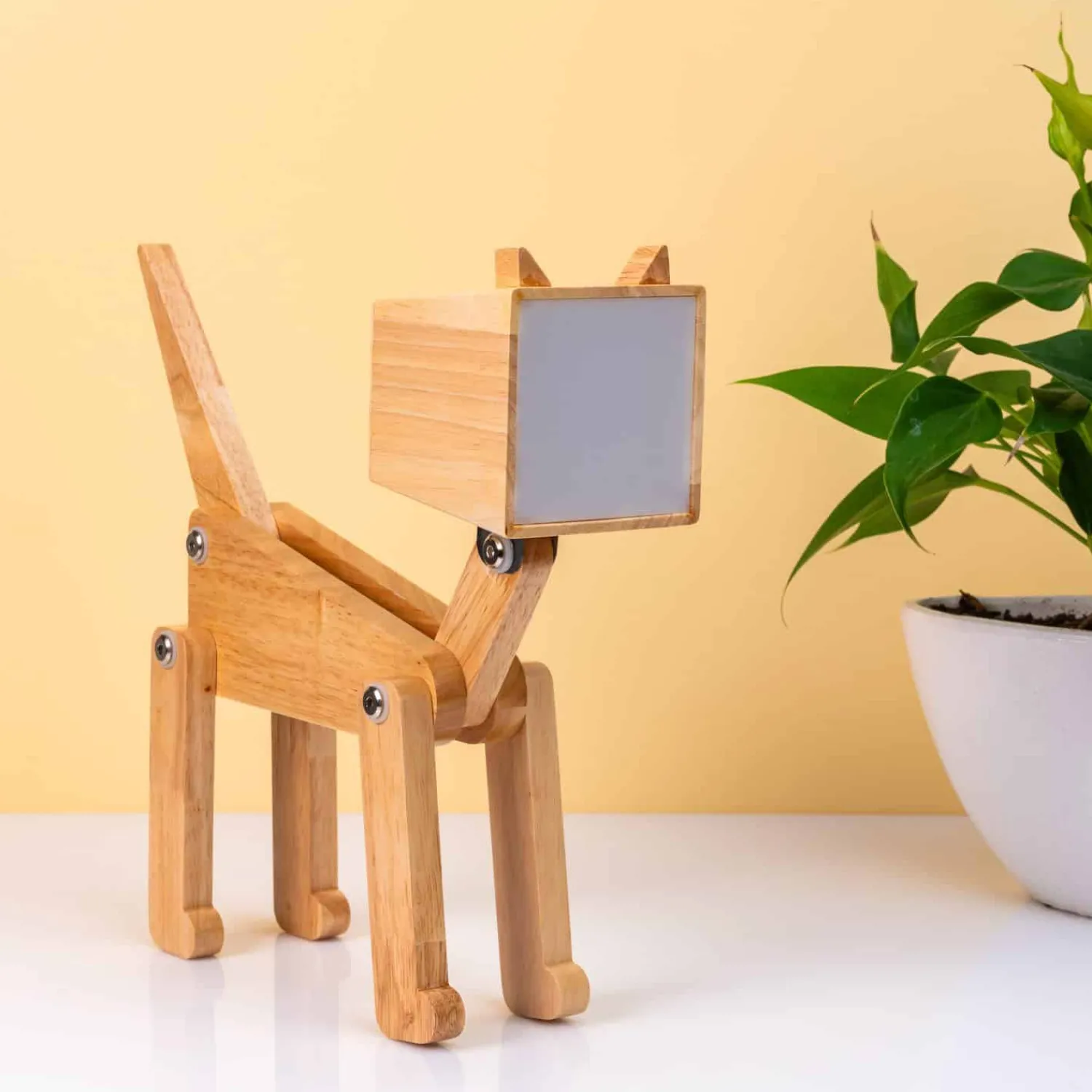 Ditverzinjeniet Verlichting|Houten tafellamp