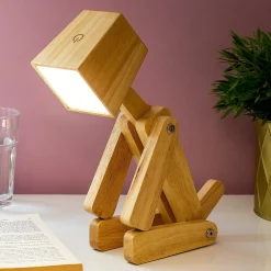 Ditverzinjeniet Verlichting|Houten tafellamp