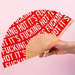 Ditverzinjeniet Tropisch|Houten waaier