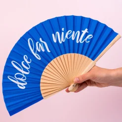 Ditverzinjeniet Tropisch|Houten waaier