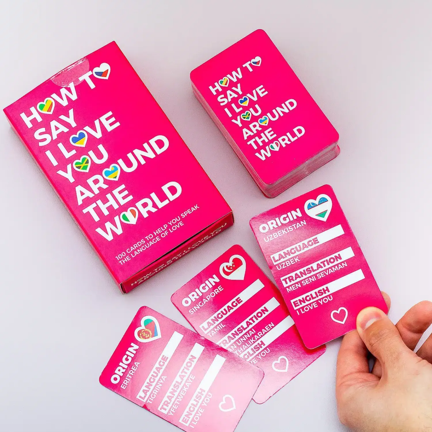 Ditverzinjeniet Mindfulness|How to say I love you around the world kaarten