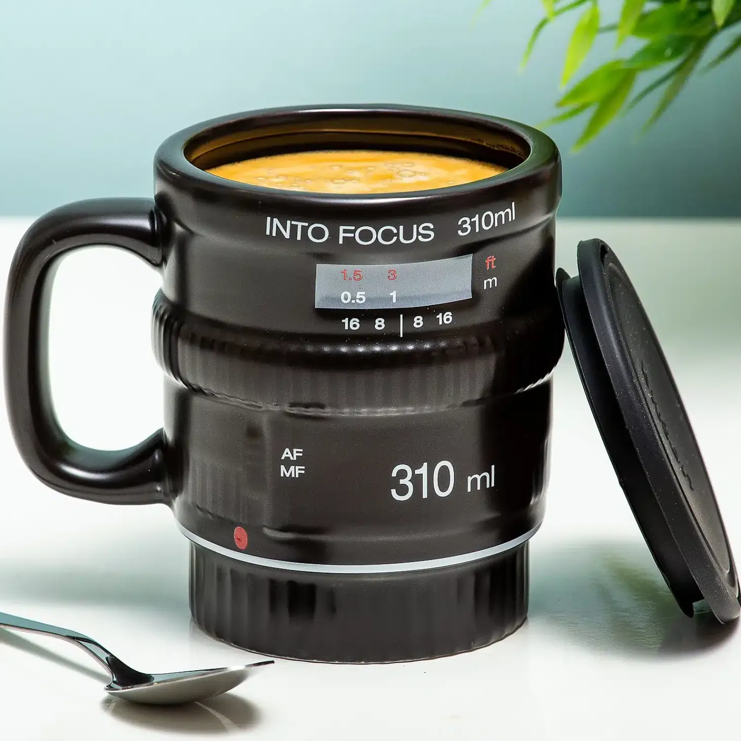 Ditverzinjeniet Mokken & Glazen|Into Focus cameralens beker