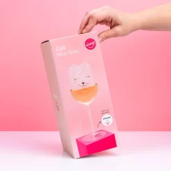 Ditverzinjeniet Mokken & Glazen|Kat wijnglas