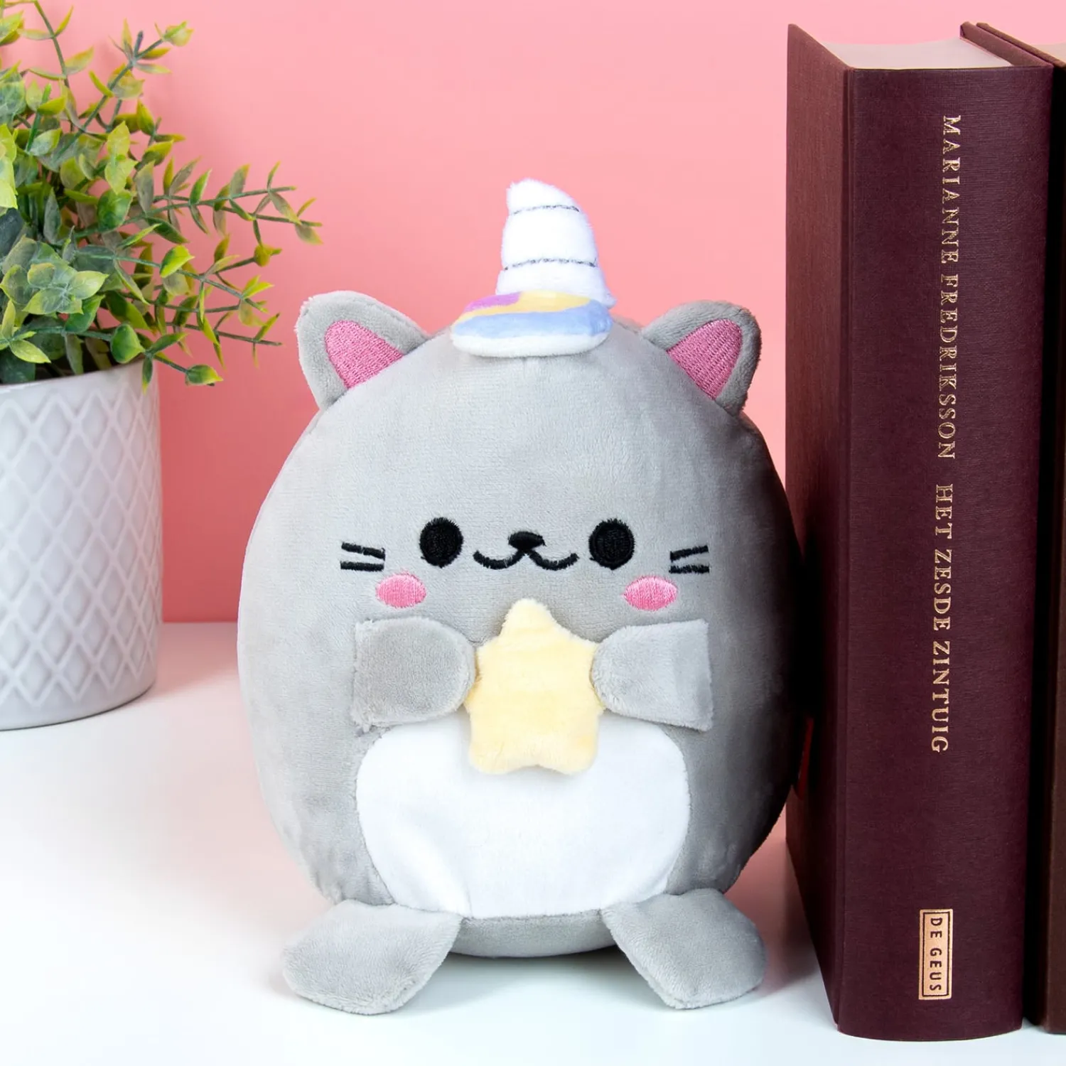 Ditverzinjeniet Boekensteunen|Kawaii kat boekensteun