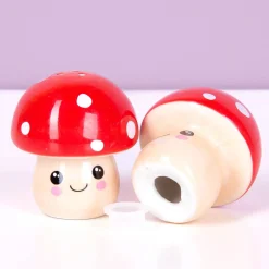Ditverzinjeniet Peper- En Zoutstellen|Kawaii paddenstoelen peper- en zoutstel
