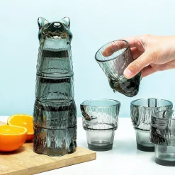 Ditverzinjeniet Mokken & Glazen|Kitty stapelbare glazen (set van 4)